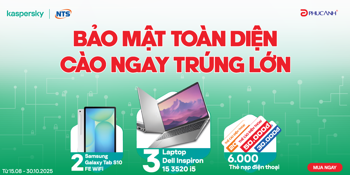 [Khuyến Mại] Bảo mật toàn diện - Cào ngay trúng lớn