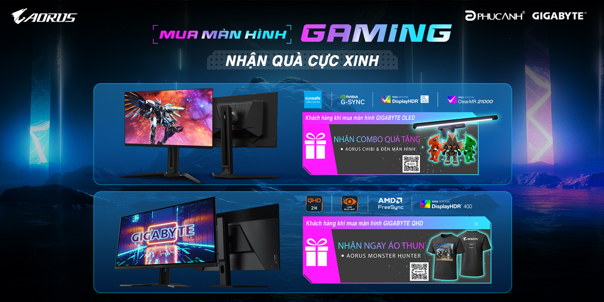 [Khuyến Mại] Mua Màn Hình Gaming - Nhận Quà Cực Xinh
