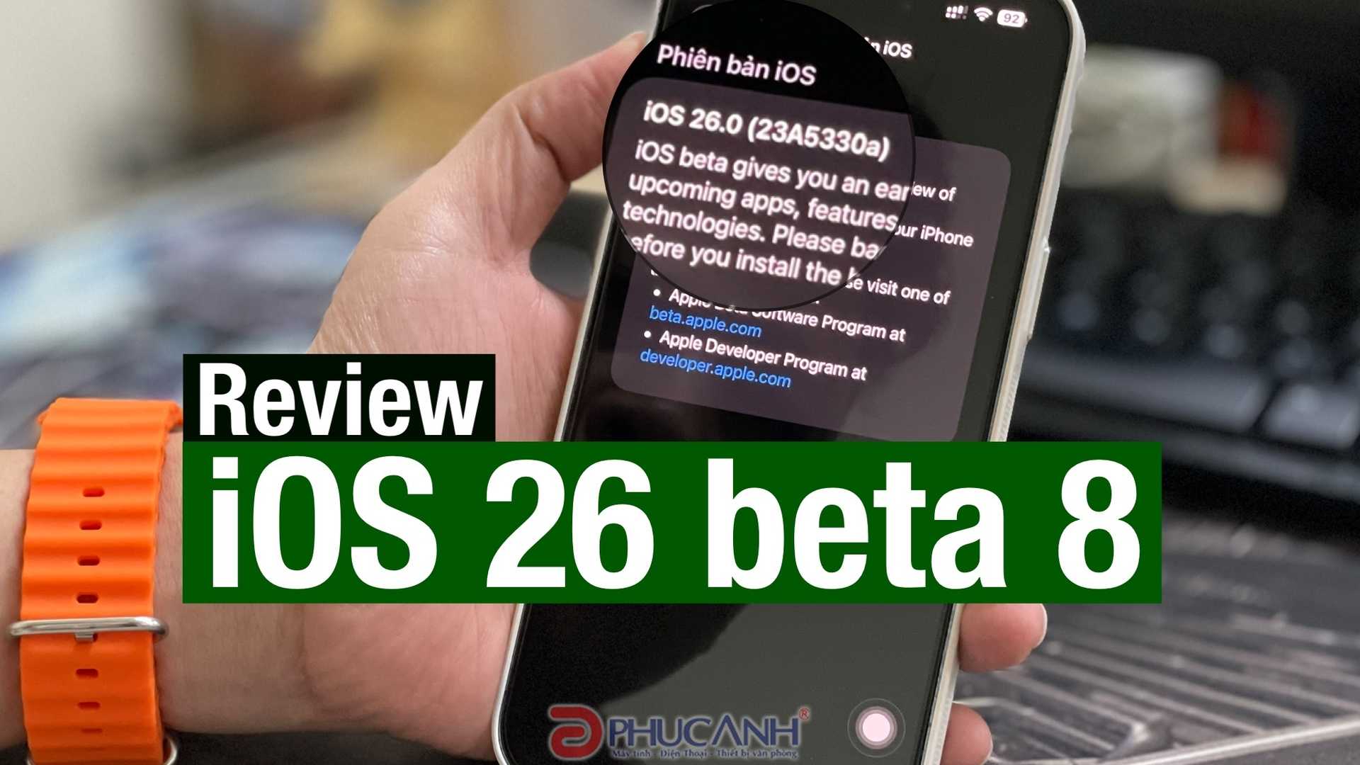 Trải nghiệm iOS 26 Public beta 5 sau 3 ngày: Có nên update???
