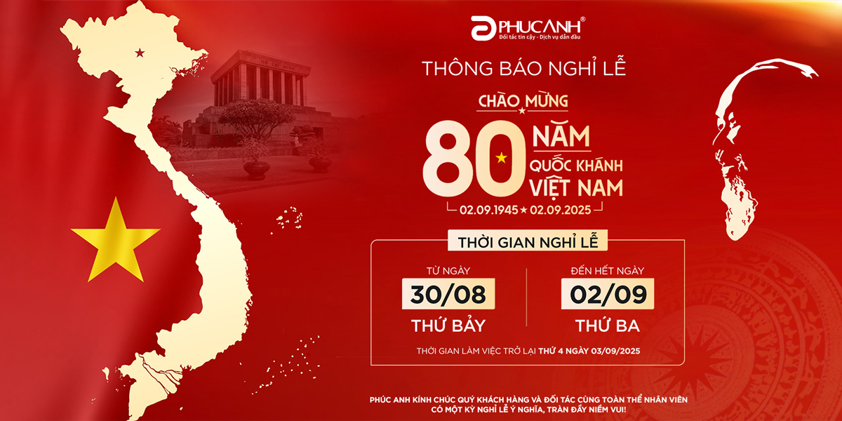 Thông báo nghỉ lễ Quốc Khánh 2/9/2025