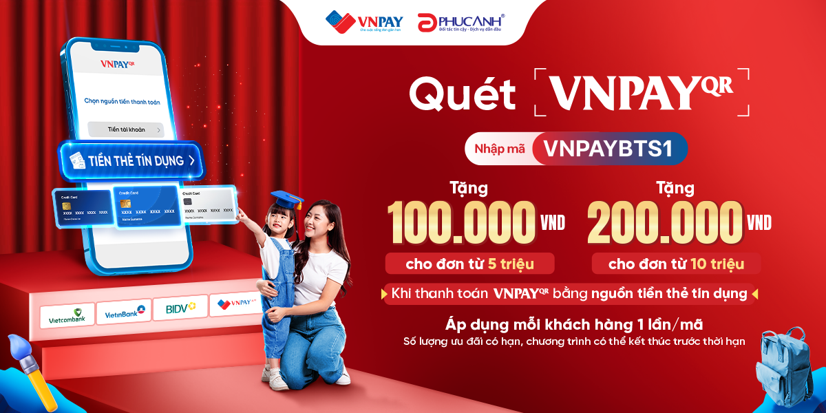 [Khuyến Mãi] Back to School Năm 2025 cùng Phúc Anh - VNPAY