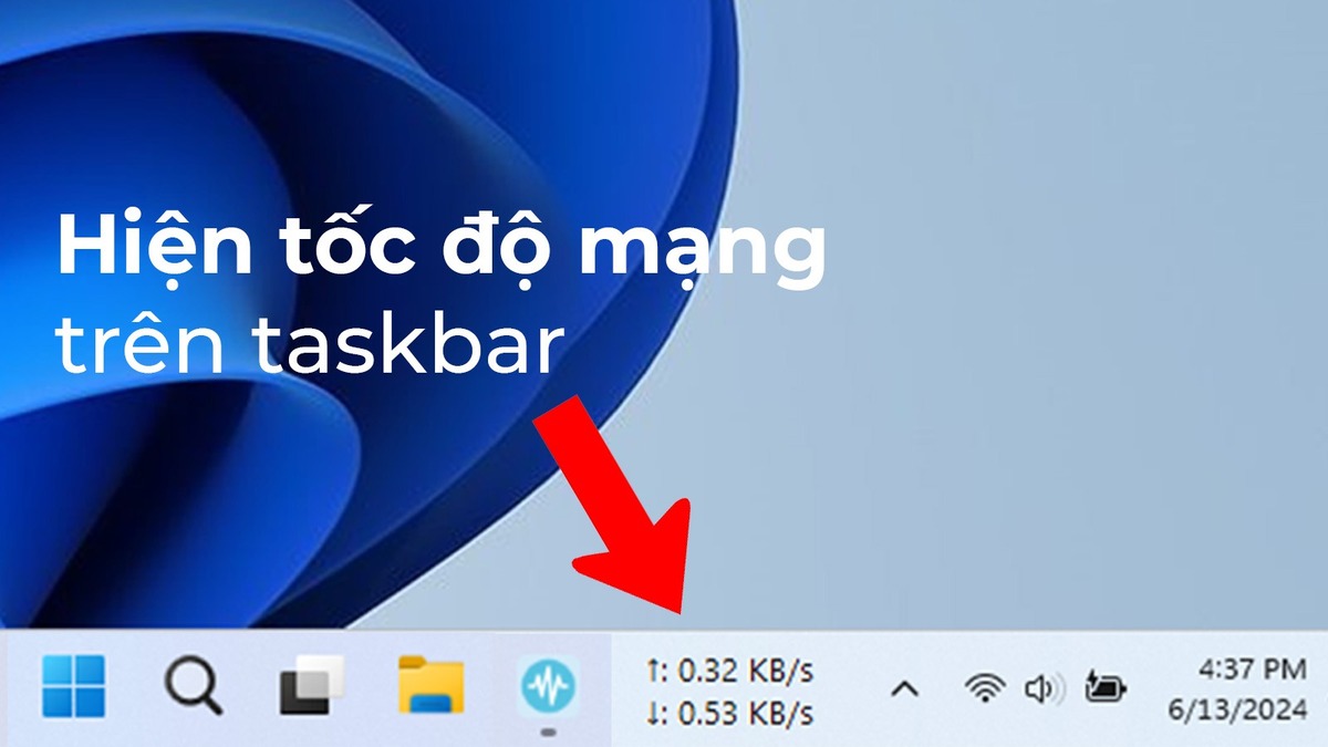 Cách hiển thị tốc độ Internet trên Windows Taskbar nhanh và dễ dàng