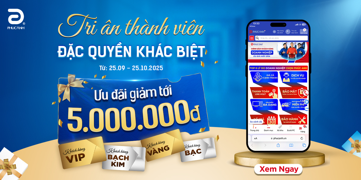 [Khuyến Mại] Tri ân thành viên - Đặc quyền khác biệt