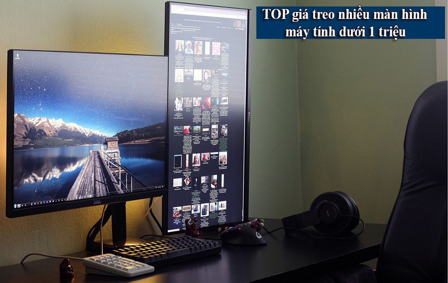 Top 10 giá treo màn hình giá rẻ dưới 1 triệu cho màn hình PC văn phòng tốt nhất 2025