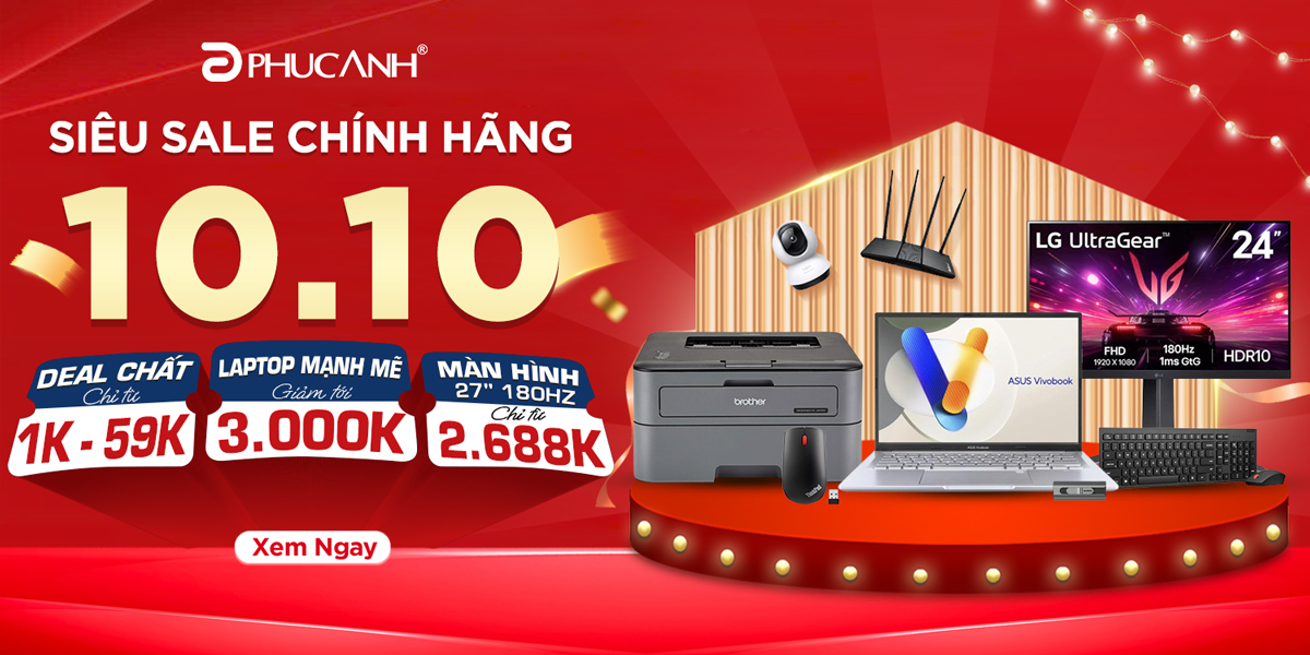 [Khuyến Mại] Siêu sale chính hãng 10/10