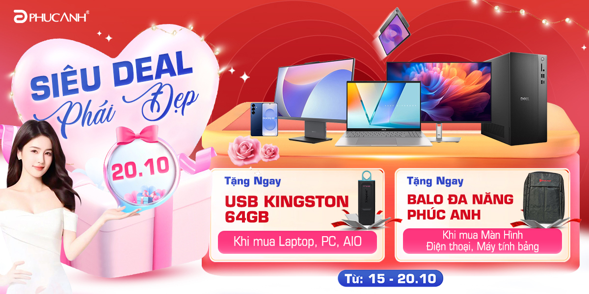 [Khuyến Mại] Siêu Deal Phái Đẹp 20/10
