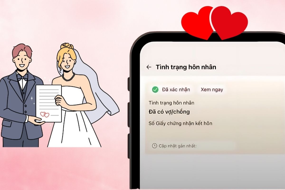 Hướng dẫn chi tiết cách tích hợp tình trạng hôn nhân trên VNeID 2025