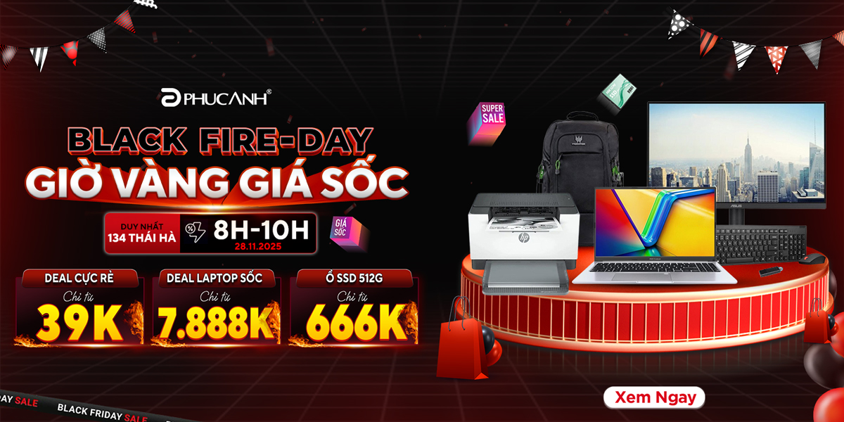 [Khuyến Mại] Black Friday - Giờ vàng giá sốc