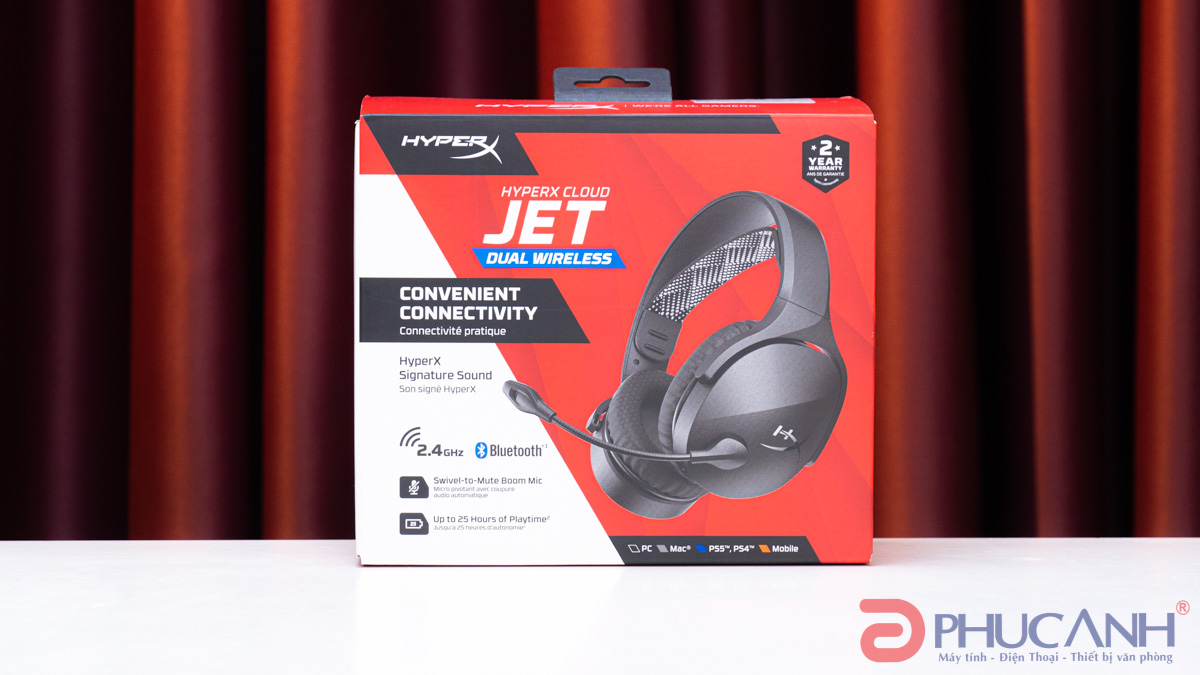 HyperX Cloud Jet Wireless – Tai nghe không dây đáng mua cho game thủ