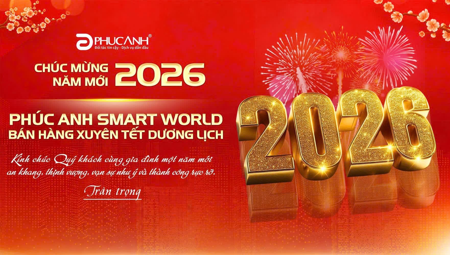 THÔNG BÁO BÁN HÀNG XUYÊN TẾT DƯƠNG LỊCH 2026