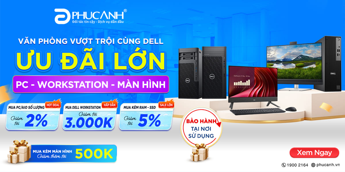 [Khuyến Mại] Văn phòng vượt trội cùng Dell