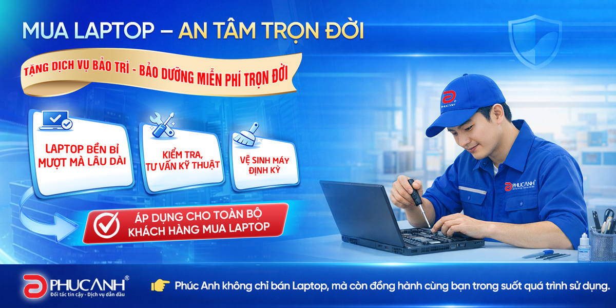 [Khuyến mại] Mua Laptop - An tâm trọn đời