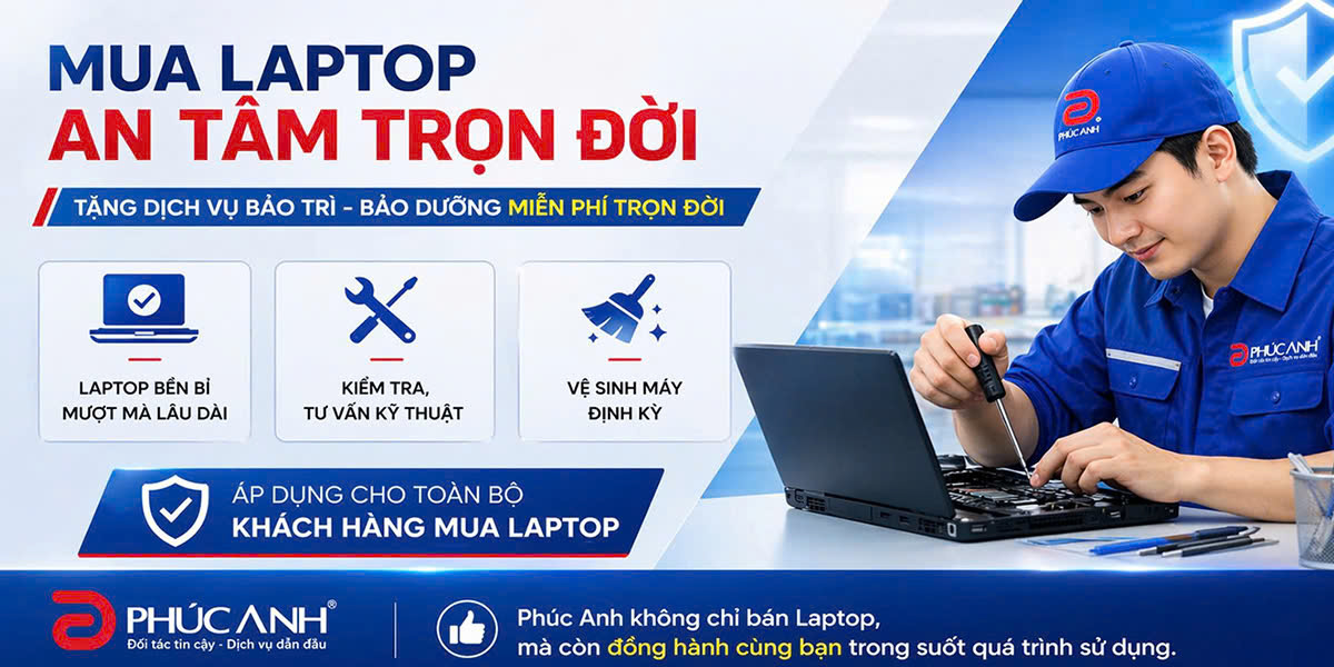 [Khuyến mại] Mua Laptop - An tâm trọn đời