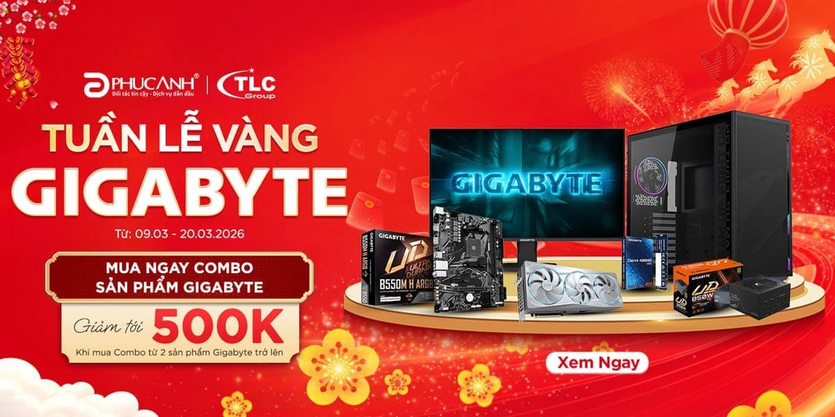 [Khuyến Mại] Tuần lễ vàng Gigabyte - Giảm ngay 500.000VNĐ