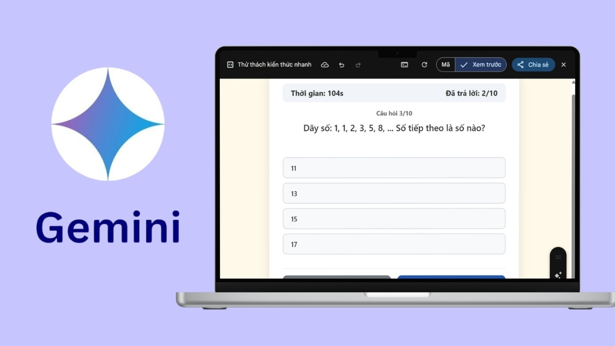 Cách tạo trò chơi trên Gemini dễ dàng không cần biết lập trình