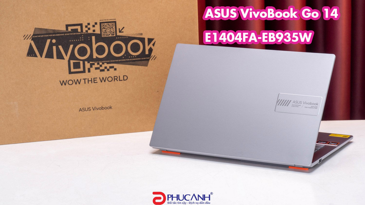 Đánh giá laptop ASUS VivoBook Go 14 E1404FA-EB935W - gọn nhẹ, hiệu suất ổn định với AMD Ryzen 5 40