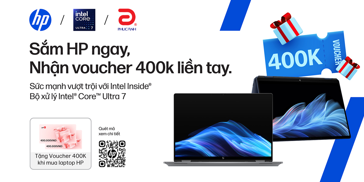 [Khuyến mại] Sắm laptop HP - Nhận ngay voucher Got It 400K cực hấp dẫn