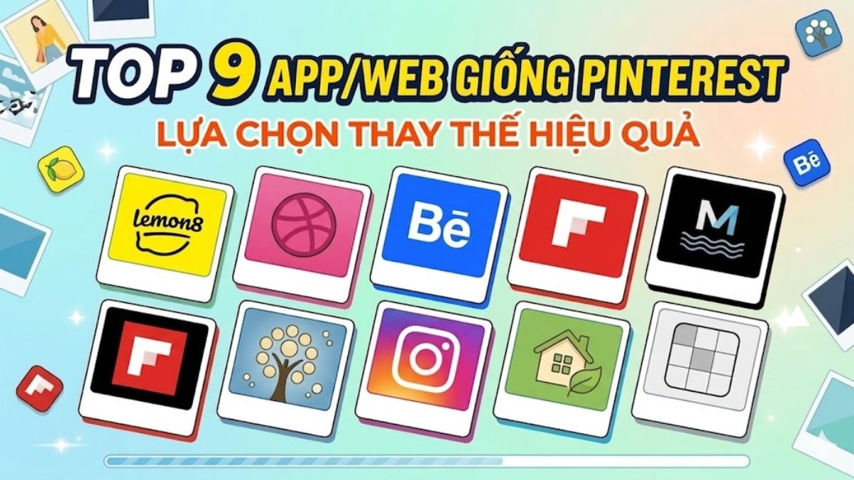Top nền tảng thay thế Pinterest đáng dùng 2026