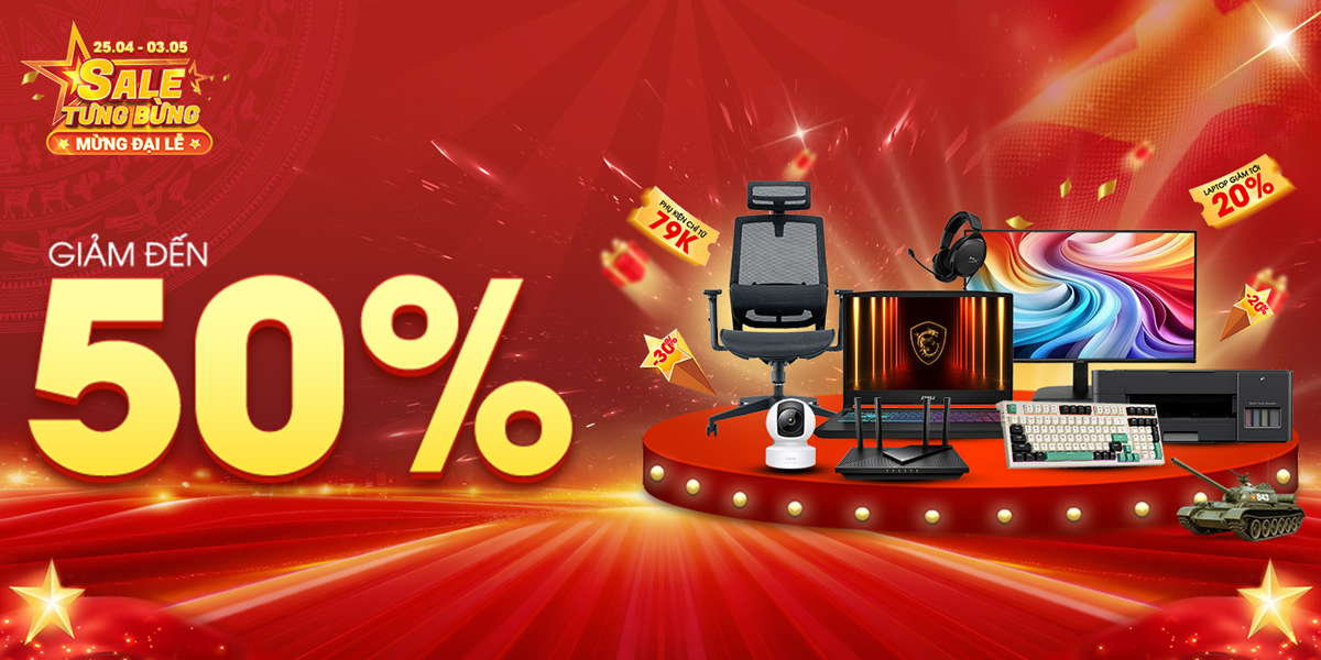 [Khuyến mại] Sale tưng bừng - Mừng đại lễ