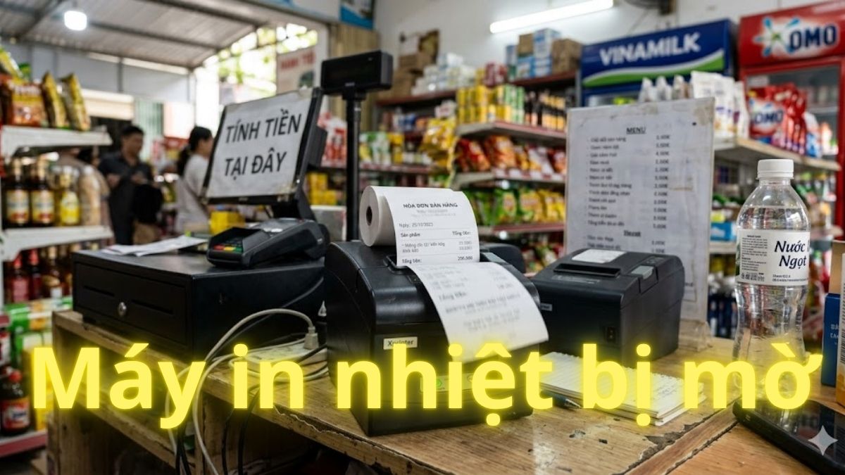 Máy in nhiệt bị mờ: Nguyên nhân và cách khắc phục triệt để