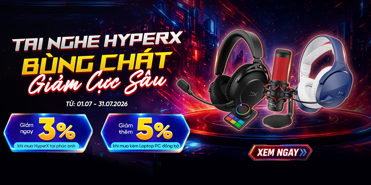 [Khuyến mại] HyperX Bùng Cháy – Giá Giảm Quá Tay