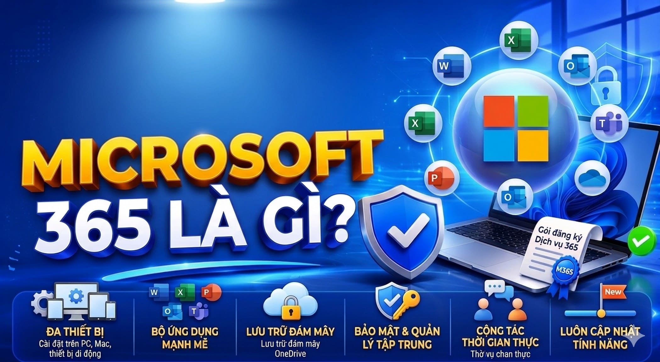 Microsoft 365 là gì ? Sự khác biệt giữa Microsoft 365 và Microsoft Office