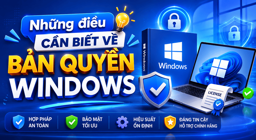 Windows bản quyền là gì ? Những điều cần biết về bản quyền Windows