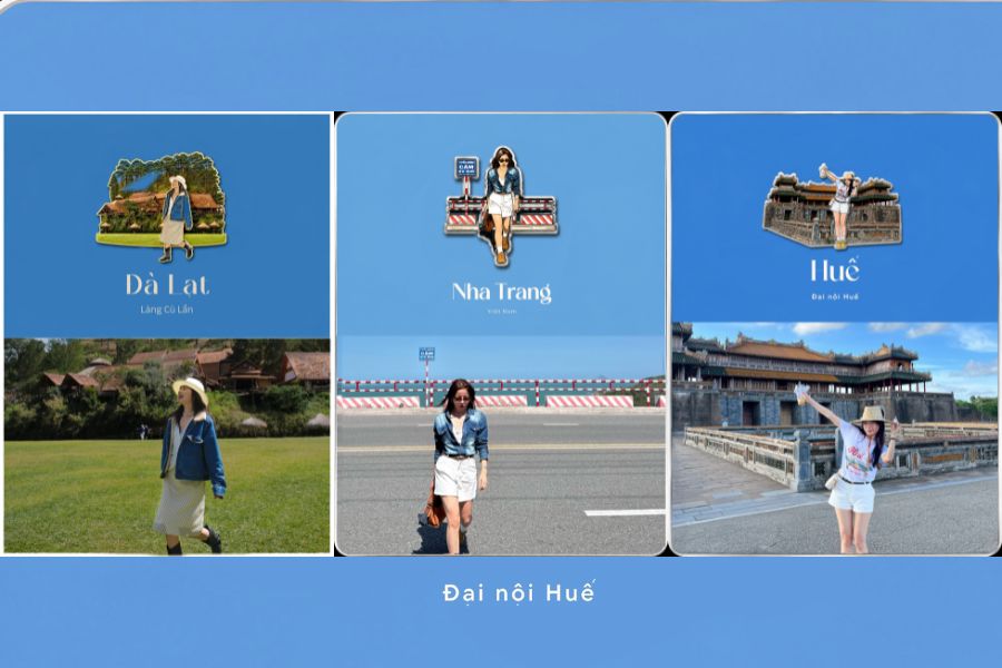 Cách tạo postcard du lịch AI phong cách nam châm tủ lạnh