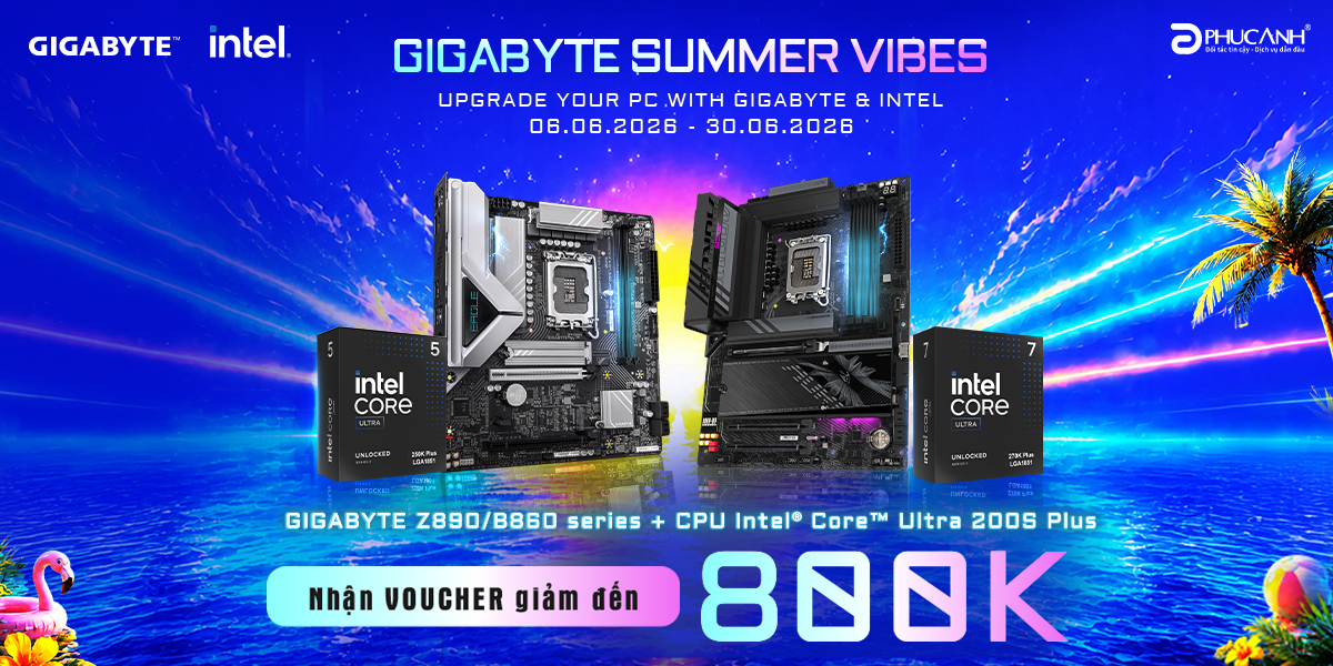 [Khuyến mại] GIGABYTE Summer Vibes - Nâng Cấp PC Với Ưu Đãi Vàng