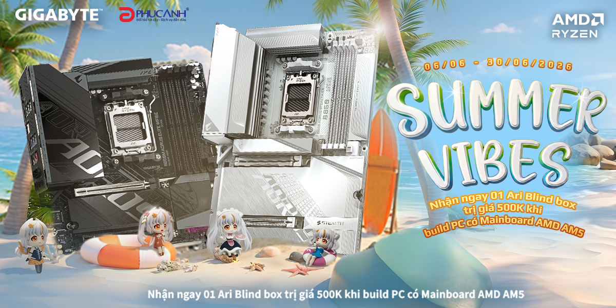 [Khuyến mại] GIGABYTE Summer Vibes - Nhận Mô Hình ARI Blind Box