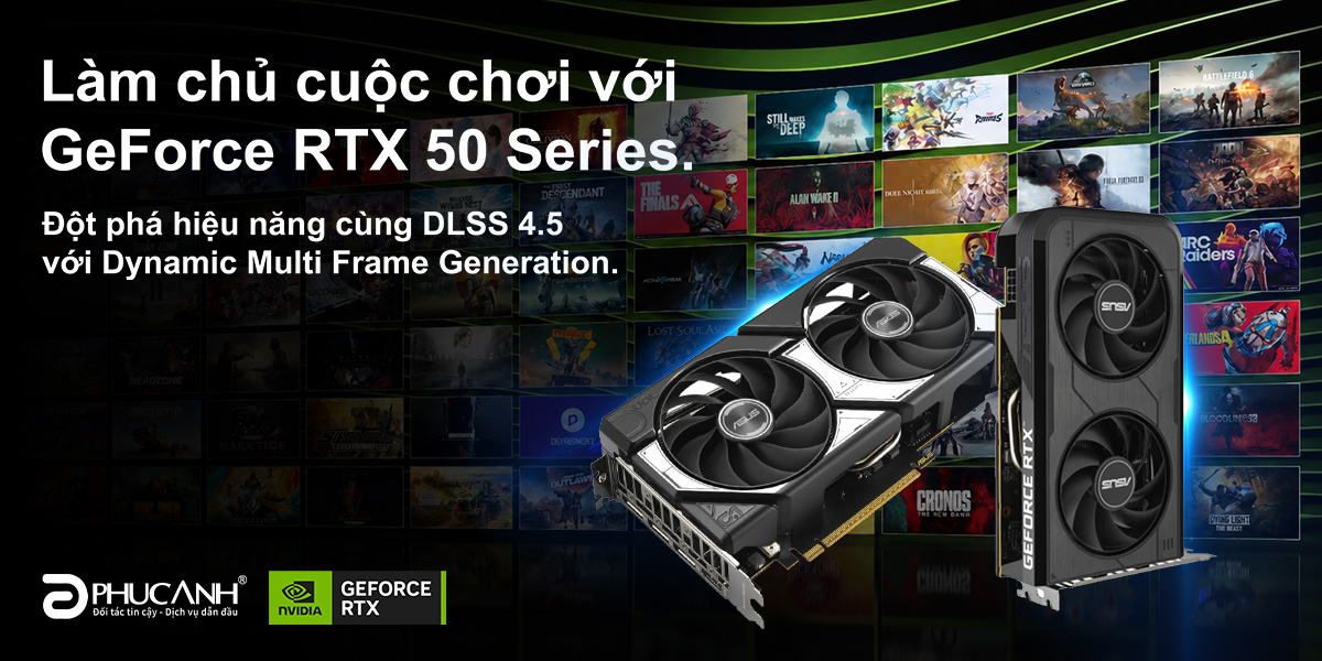 [Khuyến mại] Voucher Triệu Đồng - Nâng Cấp Dễ Dàng Với GeForce RTX 50 Series