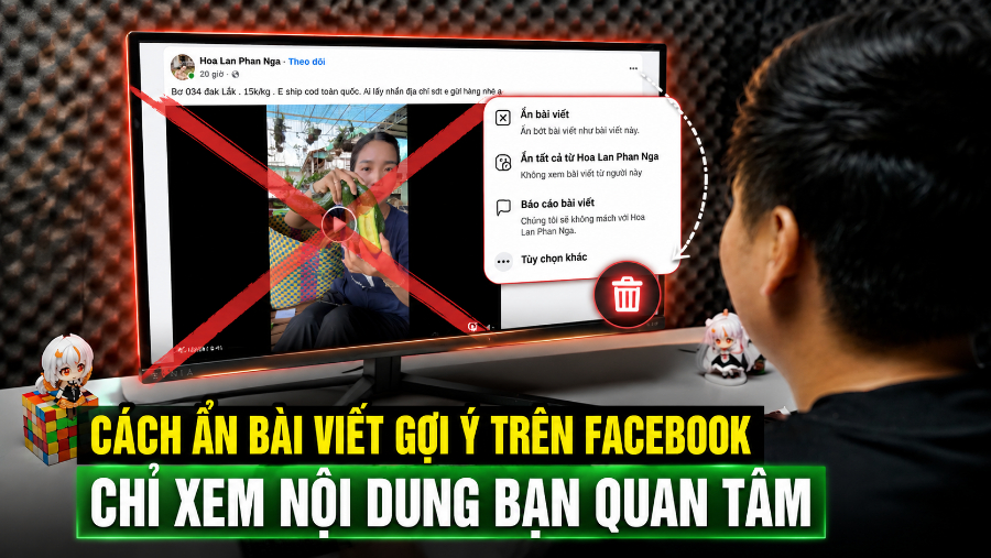 Cách ẩn bài viết gợi ý trên Facebook chỉ xem nội dung bạn quan tâm