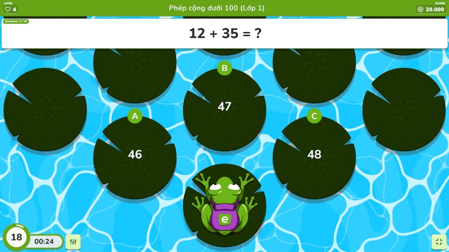 Cách tạo trò chơi Froggy Jumps trên Educaplay từ A đến Z