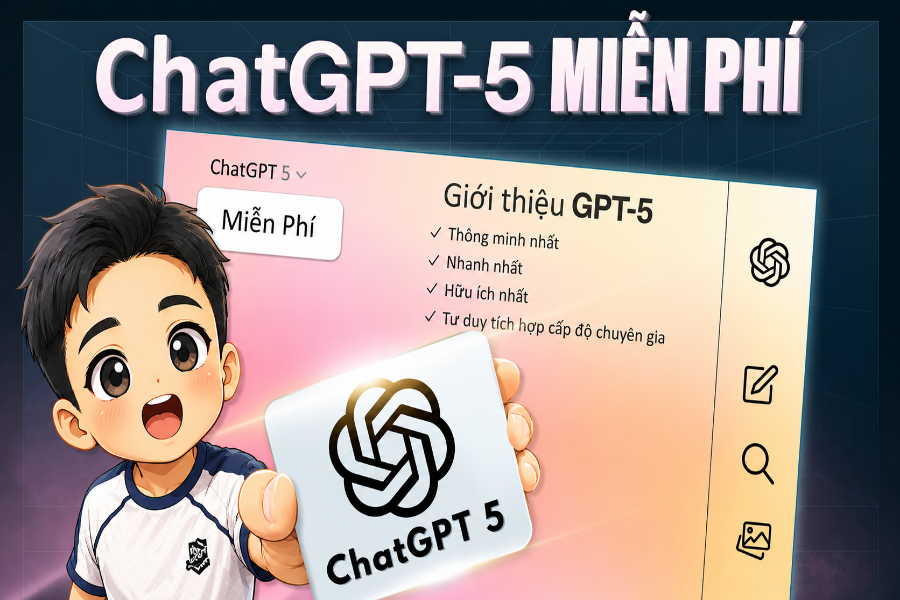 Cách dùng ChatGPT 5 miễn phí không cần tài khoản