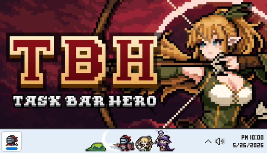 TBH Task Bar Hero là gì? Mẹo cày cuốc và kiếm tiền Steam