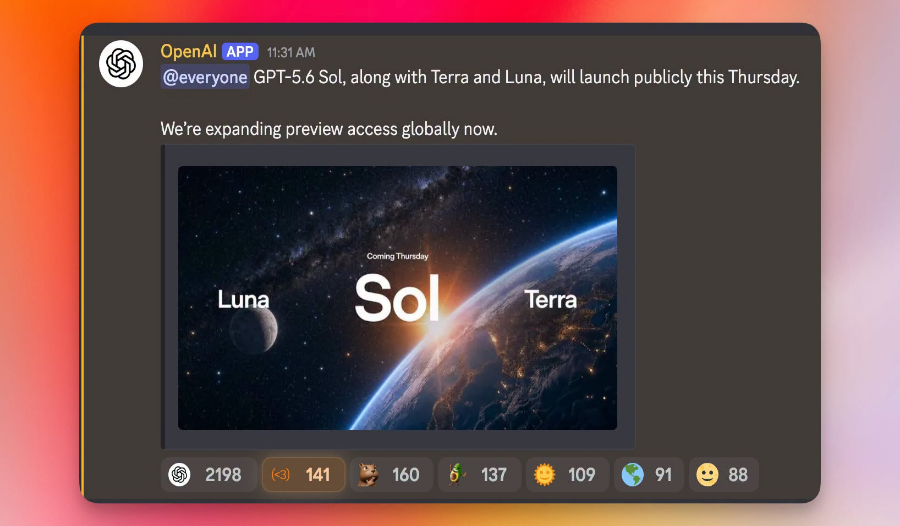 GPT-5.6 Sol là gì? Mô hình AI khủng của OpenAI vừa được ra mẳt