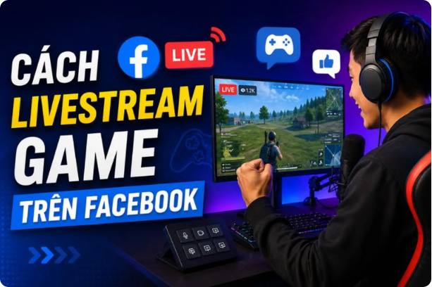 Cách Livestream Game trên Facebook chi tiết