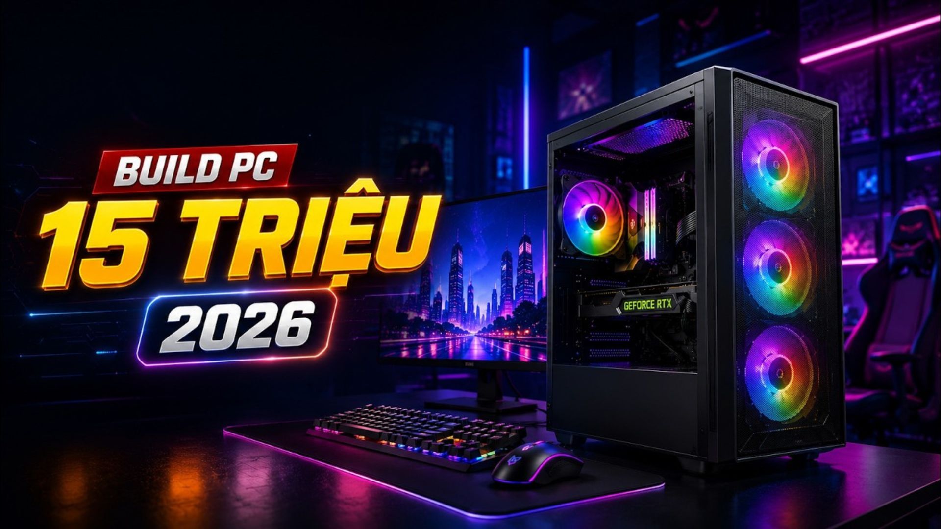 Hướng dẫn Build PC dưới 15 triệu cho sinh viên nhập học 2026