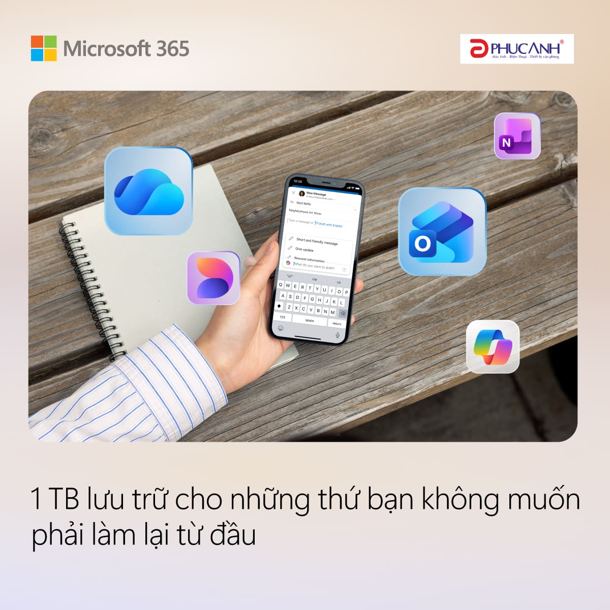 Microsoft 365 giúp những kế hoạch cá nhân đi từ ý tưởng đến hoàn thành