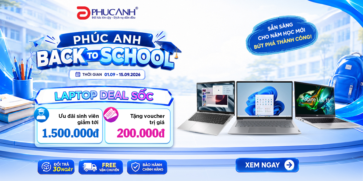 [Khuyến mại] Sinh Viên Sắm Laptop - Phúc Anh Tặng Voucher