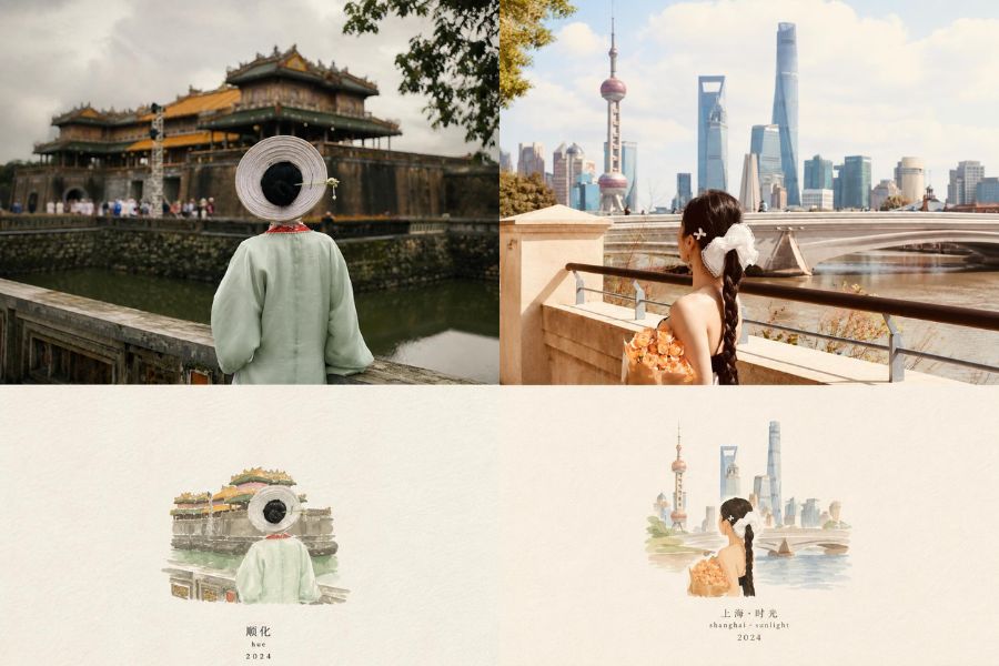 Cách tạo ảnh du lịch phong cách Editorial bằng AI