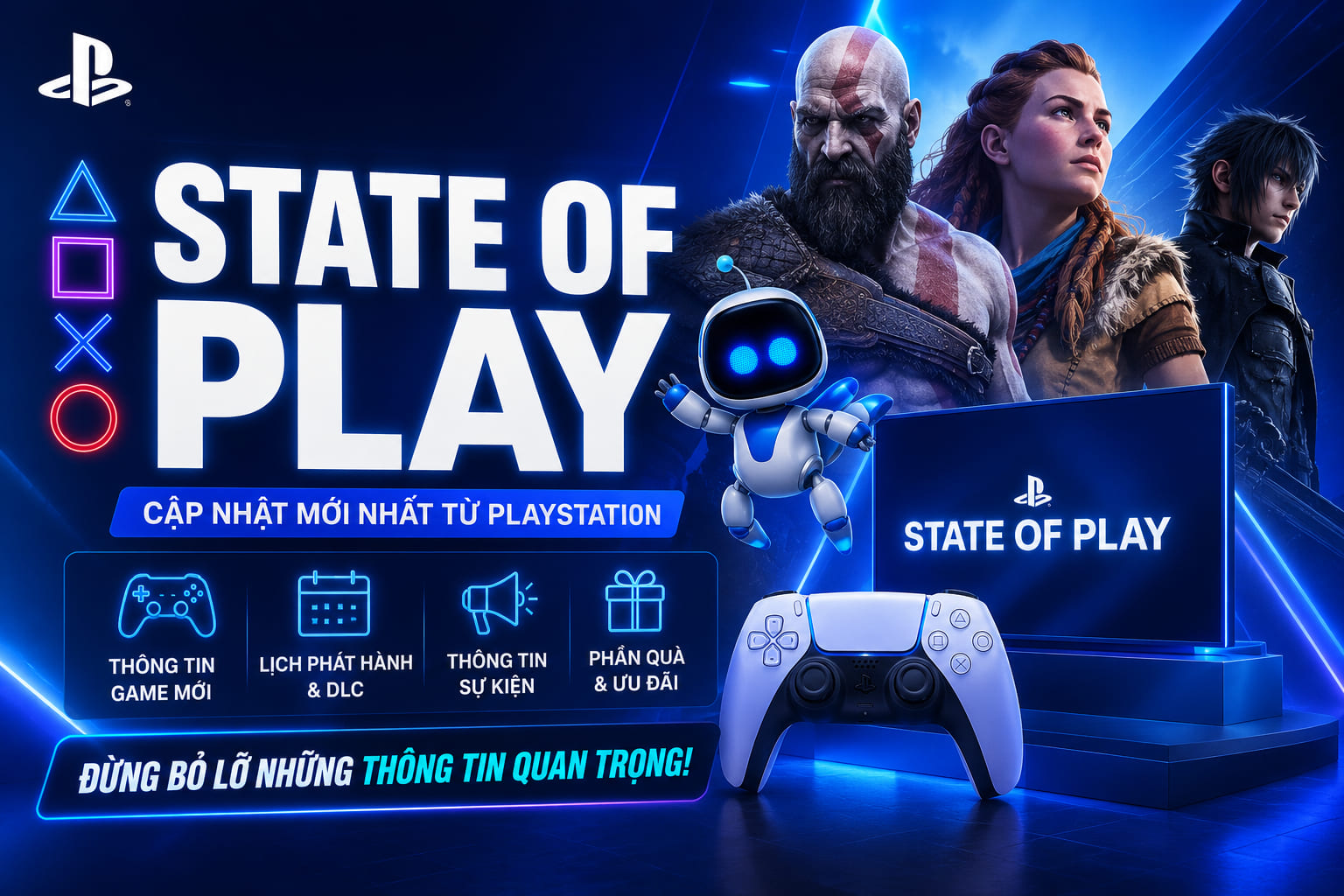 PlayStation State of Play tháng 9/2026: Tất cả thông báo đáng chú ý nhất trong một sự kiện