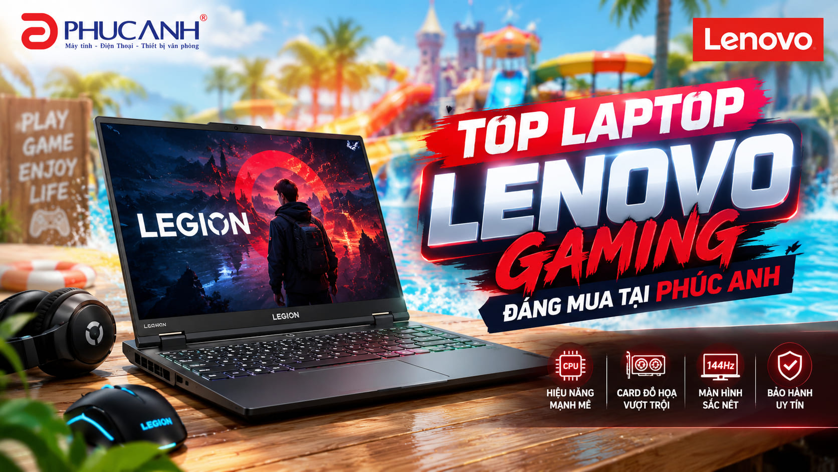 Top 4 laptop Lenovo LOQ Gaming đáng mua nhất tại Phúc Anh: Từ tầm trung đến cao cấp