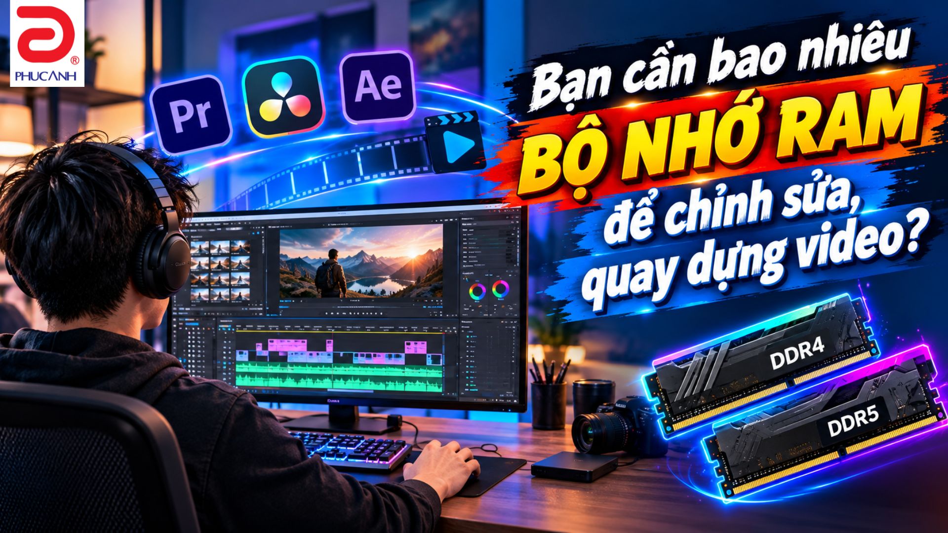 Bạn cần bao nhiêu bộ nhớ Ram để chỉnh sửa, quay dựng video?