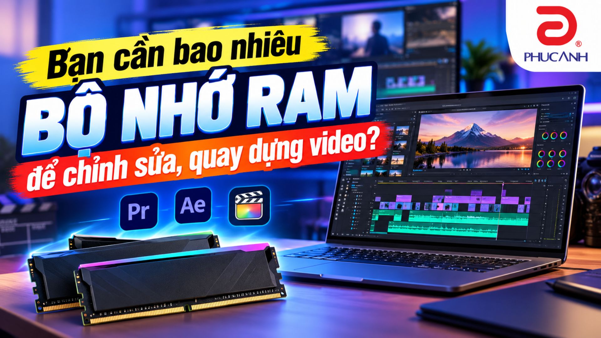Bạn cần bao nhiêu bộ nhớ Ram để chỉnh sửa, quay dựng video?
