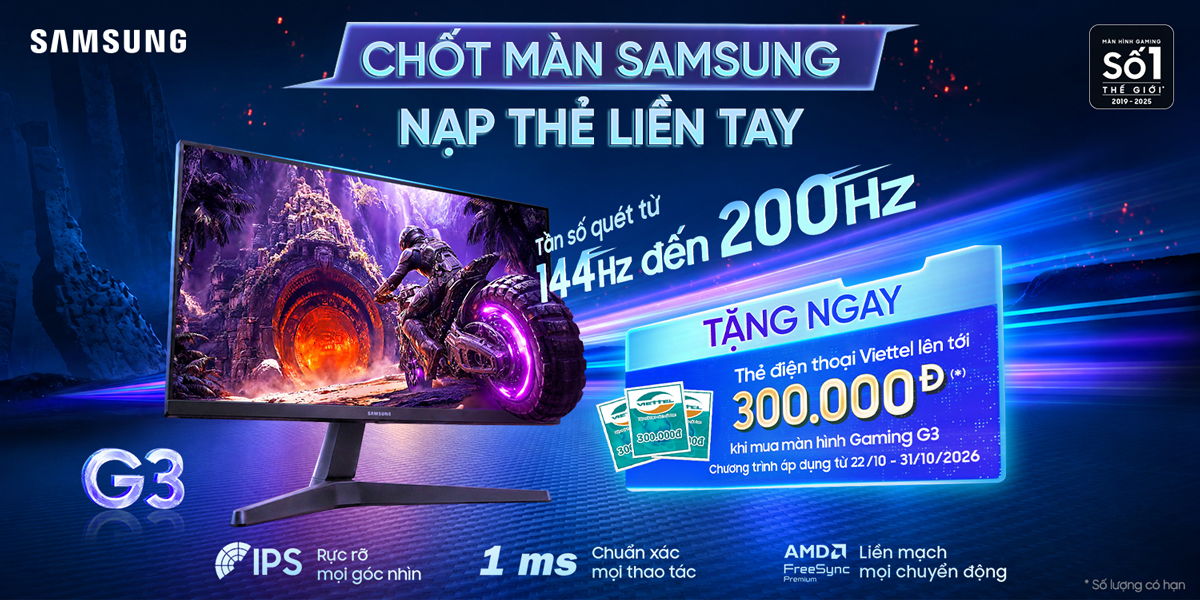 [Khuyến mại] Chốt Màn Samsung - Nạp Thẻ Liền Tay