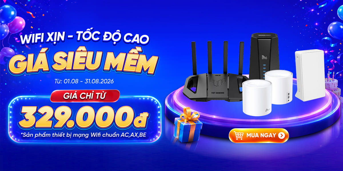 [Khuyến mại] WiFi Xịn - Tốc Độ Cao - Giá Siêu Mềm Chỉ Từ 329K