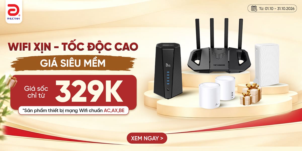 [Khuyến mại] Wifi Xịn – Tốc Độ Cao, Giá Siêu Mềm Chỉ Từ 329K