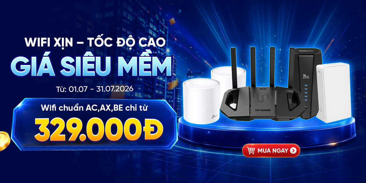 [Khuyến mại] WiFi xịn – Tốc độ cao - Giá siêu êm