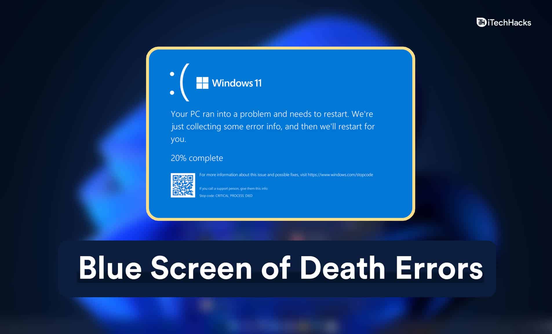 [Thủ thuật] lỗi màn hình xanh trên Windows, nguyên nhân và cách khắc phục